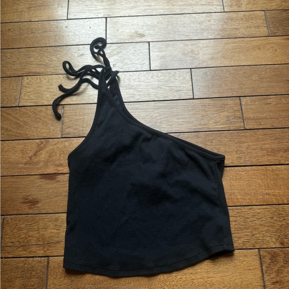 (BOGO) Black Asymmetrical Women's Top
